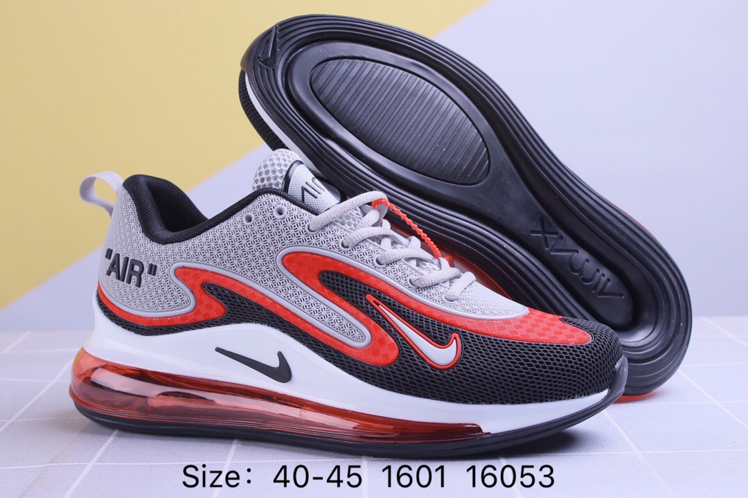 Nike Air Max 720 Plastic Grey Red Black White Shoes